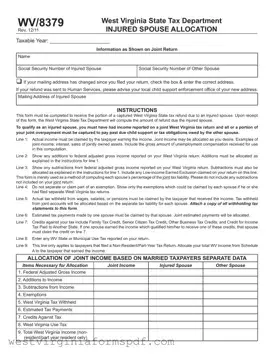 Blank Wv 8379 PDF Template
