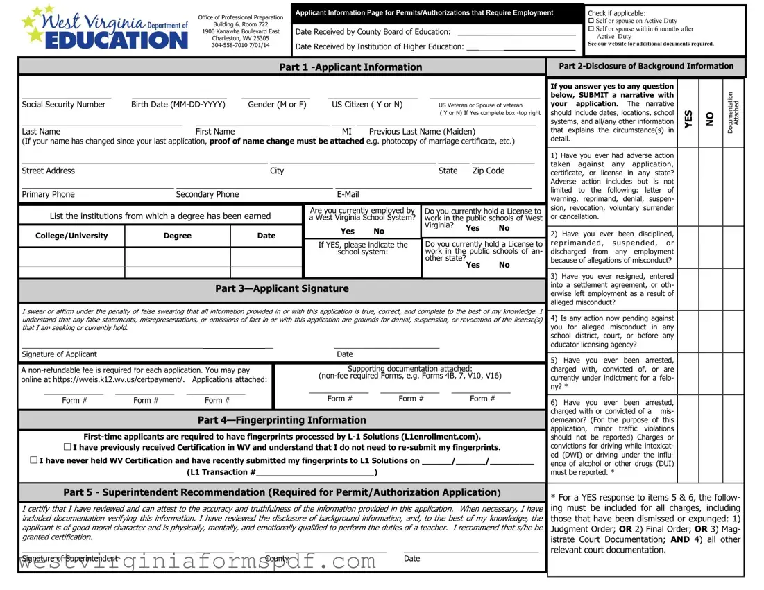 Blank Wv 39 PDF Template