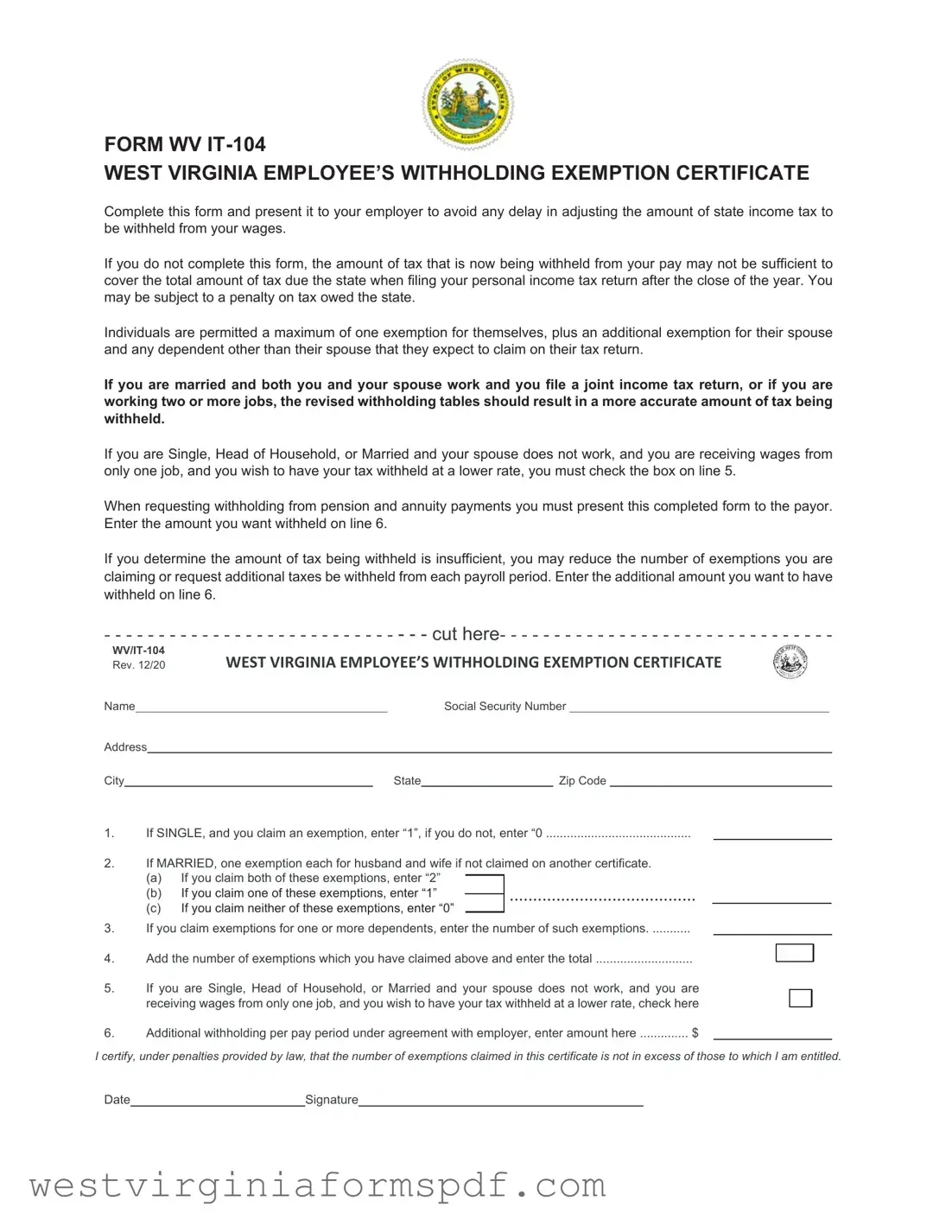 Blank Wv It 104 PDF Template